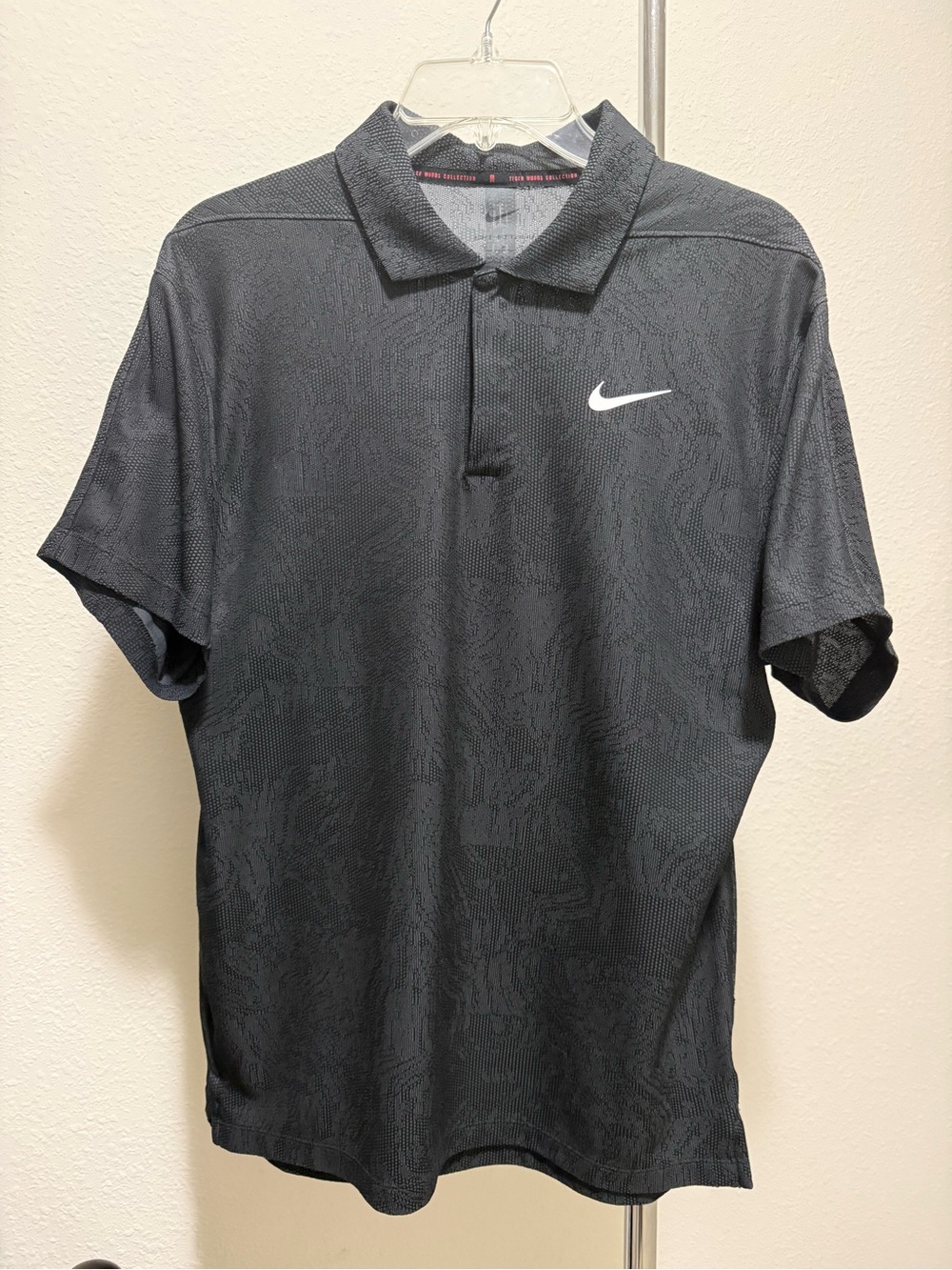 Nike Tiger Woods Collection ADV Men’s Black Dri-FIT Polo Shirt